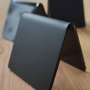 Acrylic Chalkboards Mini, Easy wipe Rewritable Buffet Price Tags, Table signs, Free Standing Price Display, Product and Ingredient stand