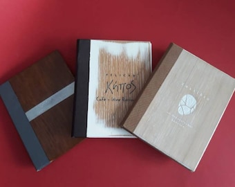 Wooden Bill Holder, Check Holder, Bill Presenter Box, Check Presenter Box for Restaurants, Cafe ENGRAVING logo, waterproofed + UV protected