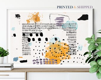 Abstract Colorful Art Print, Modern Abstract Colorful Print, Contemporary Watercolor Wall Art Print, Colorful Wall Art Print