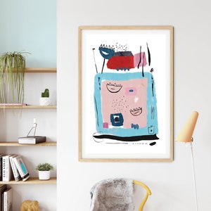 Moderne druckbare Wandkunst für Haus Wand-Dekor, herunterladbare abstrakte Poster Malerei, sofortiger Download druckbare Kunst