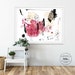 Modern Pink Printable Wall Art, Contemporary Art Download, Living Room ...