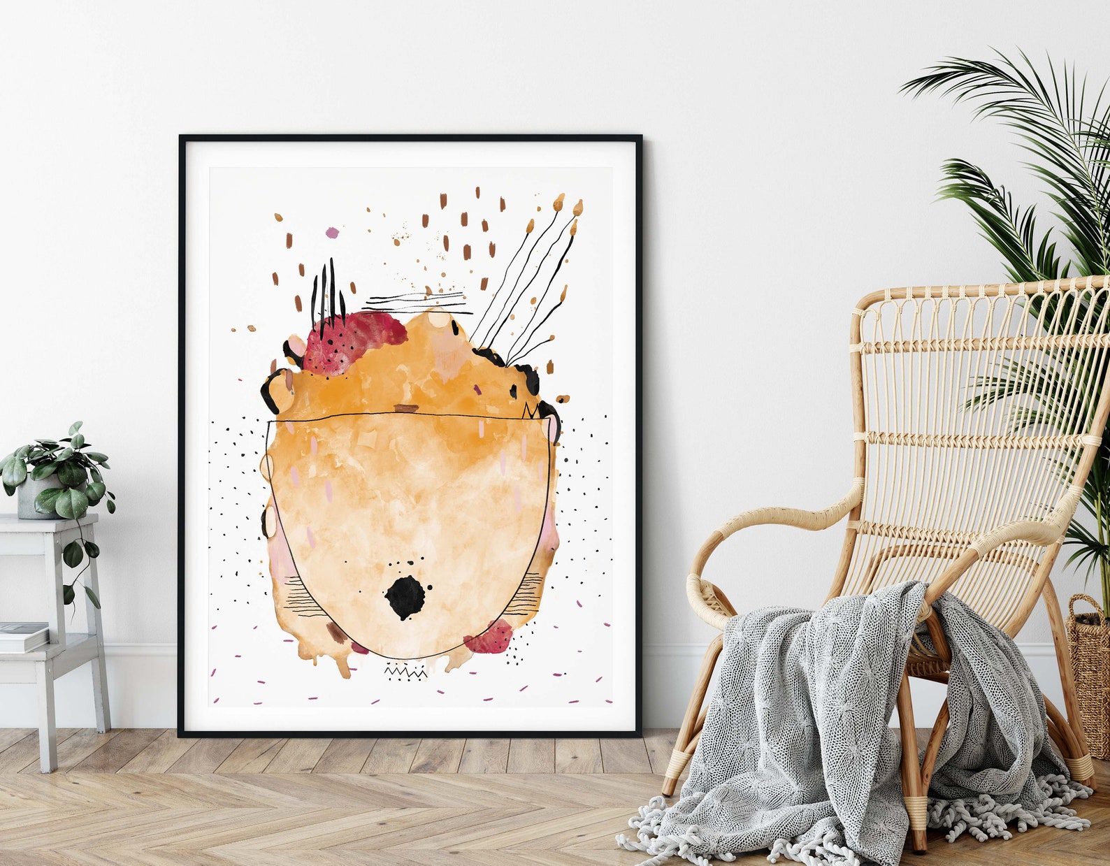 Modern Abstract Watercolor Printable Wall Art for Modern Home Wall Art ...