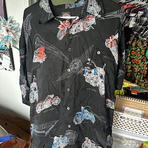 Harley Davidson button up