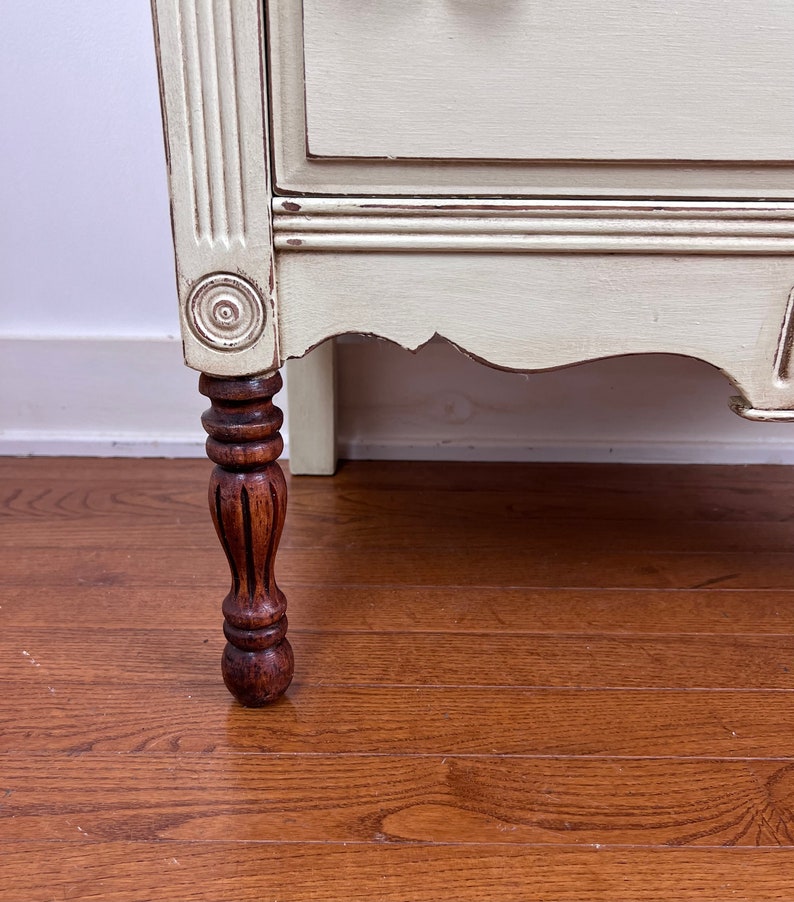 Vintage Small Cottage Upright Dresser Etsy