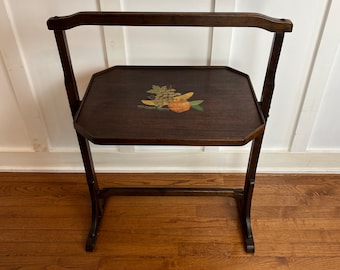 Vintage Antique Tea Table Folding Table