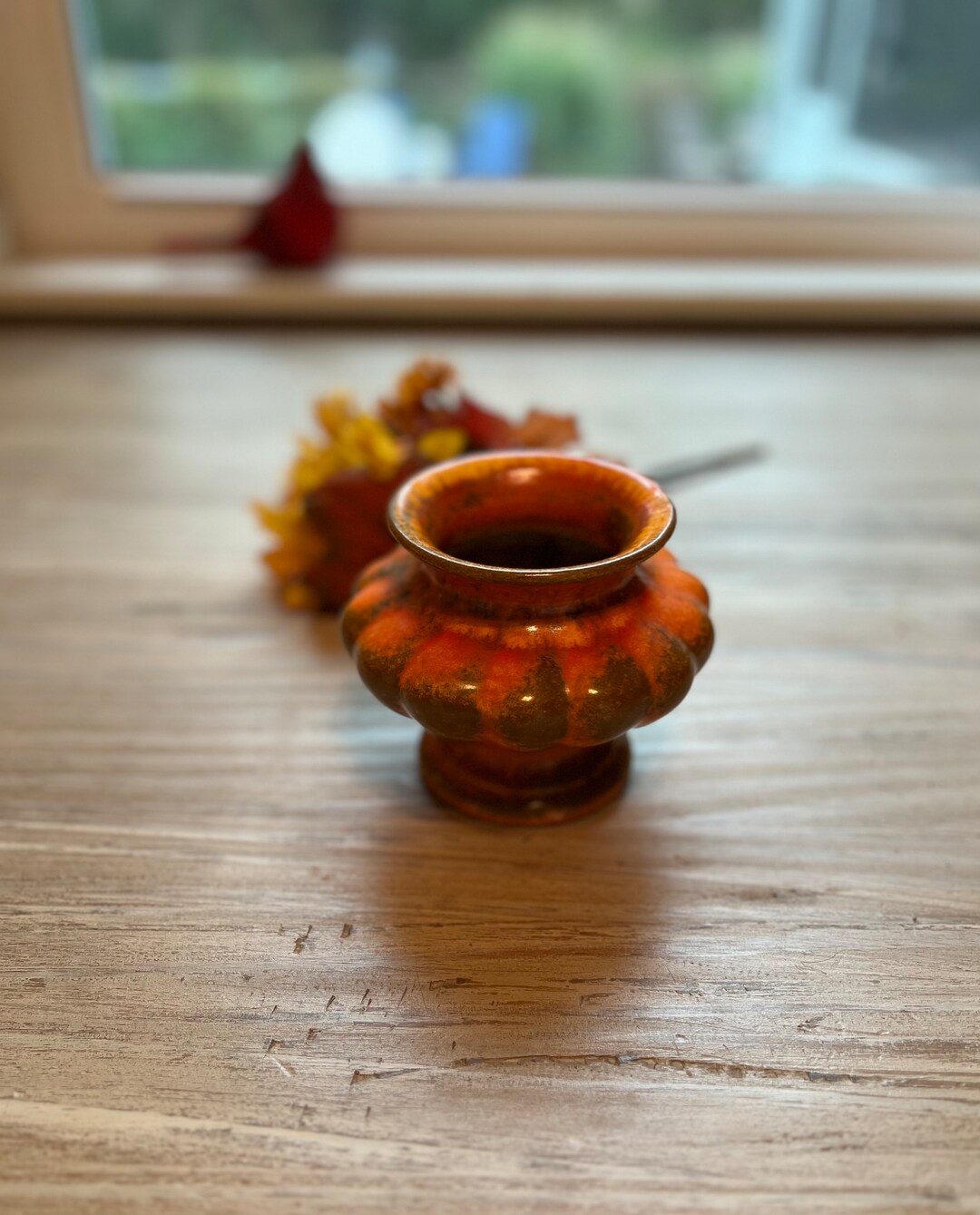 Fall Autumn Ceramic Vase York PA Pottery Etsy