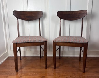 Mid Century Modern Dining Chairs MCM Set of 2