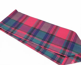 Plaid Table Runner Dresser Scarf