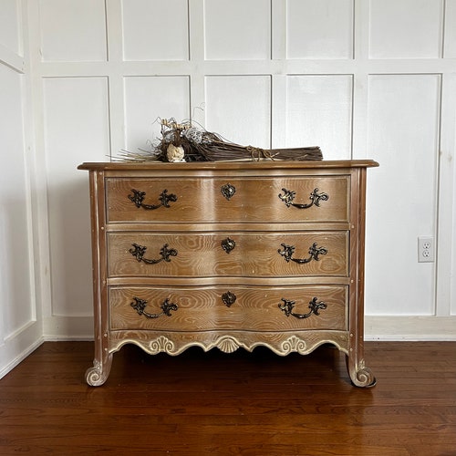 Teal Dresser French Provincial Vintage Dresser Custom Order Etsy