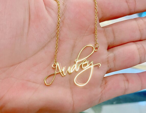 It's all in hotsell a name personalized necklace