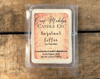 SOY WAX MELTS | Hazelnut Coffee Scented Wax Cubes for Wax Melt Burner | Explore Now