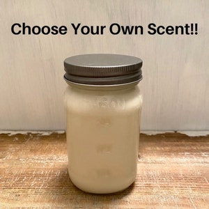 SOY CANDLE 15oz | Choose Your Scent | Mason Jar Candles | Farmhouse Decor