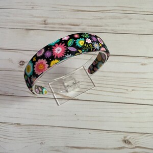 Flower fabric headband, summer headband, hair accessories, homemade gift, Mother’s Day gift, headband for women and girls,