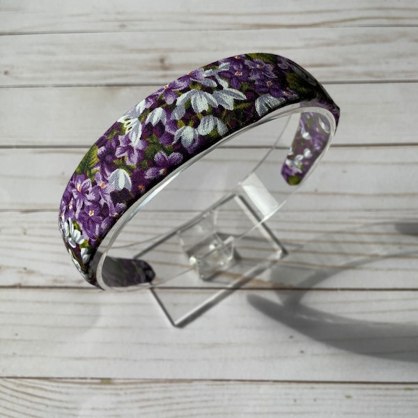 Lilac fabric headband/purple headband/headband for women/headband for girls/comfortable headband/hair accessories