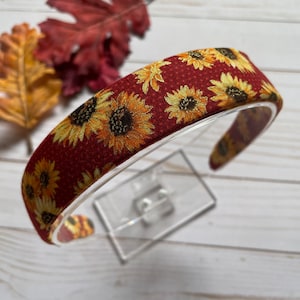 Sunflower fabric headband, hair accessories, headband for women, headband for girls, comfortable headband
