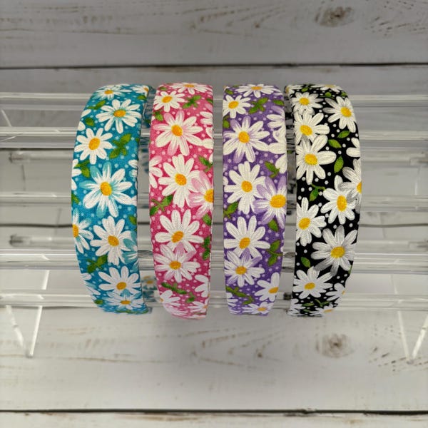 Colorful flower headband, summer hair accessories, headband for girls, headband for women, comfortable headband