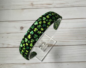 St. Patrick’s Day headband, shamrock headband, hair accessories, headband for women, headband for girls, comfortable headband