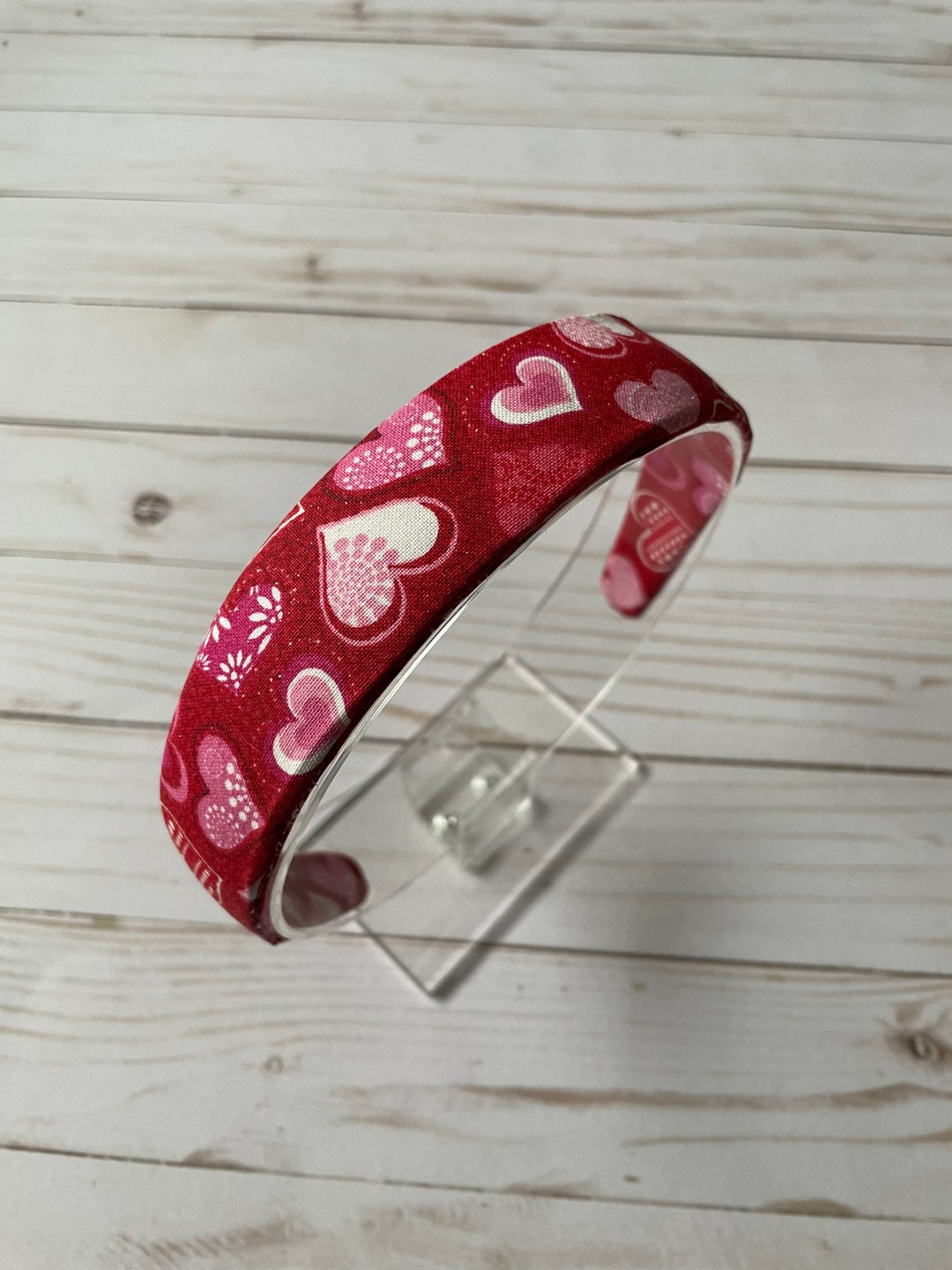 Red Heart Headband, Hair Accessories, Headband for Girls, Headband for ...