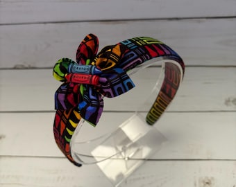 Crayon headband, hair accessories, headband for girls, headband for women, teachers