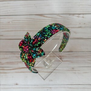 flower garden headband, hair accessories, headband for girls, headband for women, handmade gift, comfortable headband