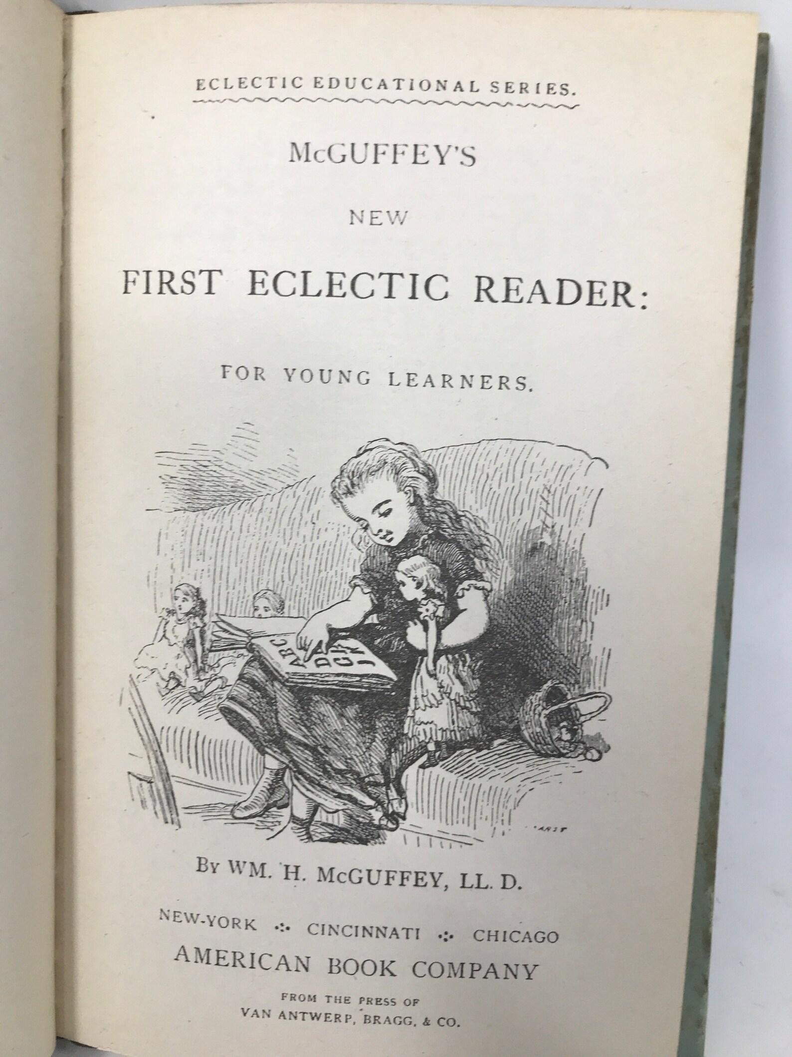Vintage McGuffey's First Eclectic Reader Children School | Etsy