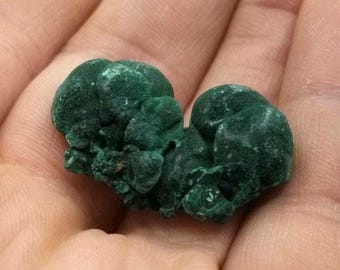 ブドウ状孔雀石標本：コンゴ産原石（171g） - Etsy 日本
