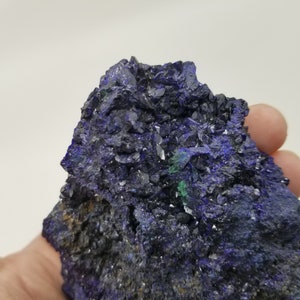 Azurite Crystal Cluster and Malachite Specimen, 4.08 Inch Specimen - 0136