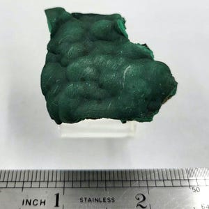 Fibrous Malachite Crystal Matrix, 1.77 Inch Specimen - 0029