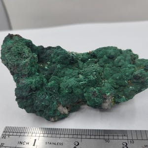 Fibrous Malachite with a Limonitic Host-Rock Matrix, 3.6 Inch Malachite Matrix - 0108