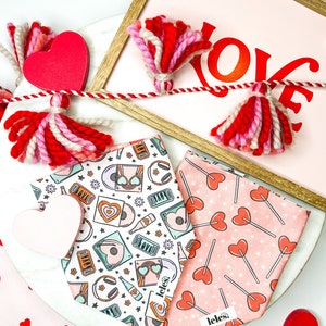 Valetine&#39;s Dog Bandana - Sucker for Love Reversible Pet Bandana for Dog or Cat