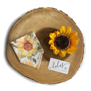 Sunflower Dog Bandana - Pet Bandana for Cats or Dogs - Watercolo Sunflowers