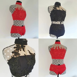 Pole Set/Pole Dance/Dance Costume/Two piece/Costume/Dance Outfit/Pole Shorts