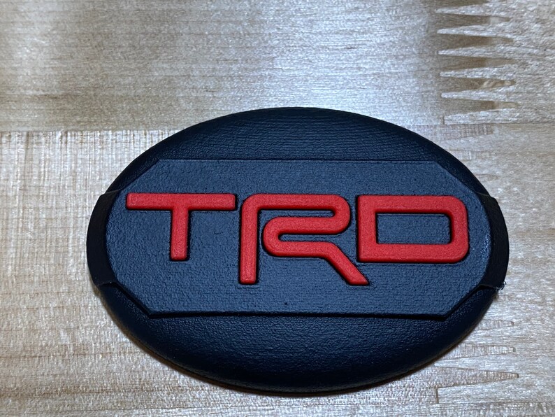 Toyota steering wheel emblem overlay TRD Etsy