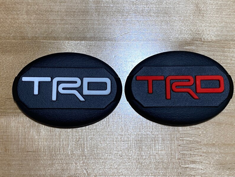 Toyota steering wheel emblem overlay TRD Etsy