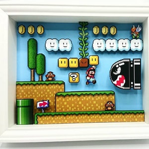 Super Mario World-Schattenbox