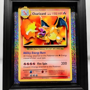 Pokemon card shadowbox