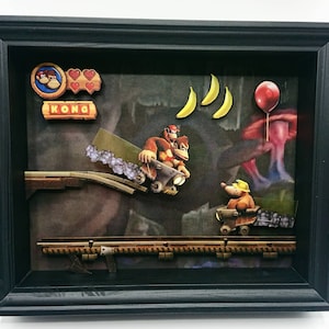 Donkey Kong Country Schattenbox