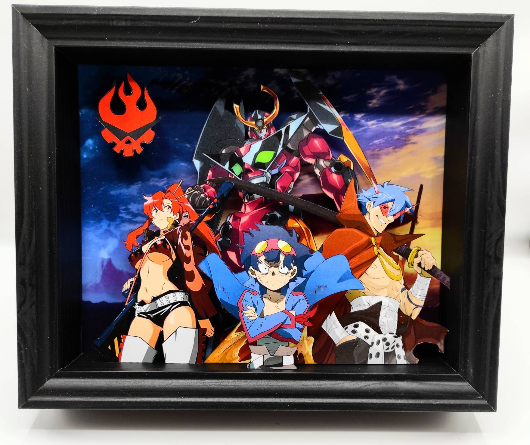 Gurren Lagann Shadowbox - Etsy