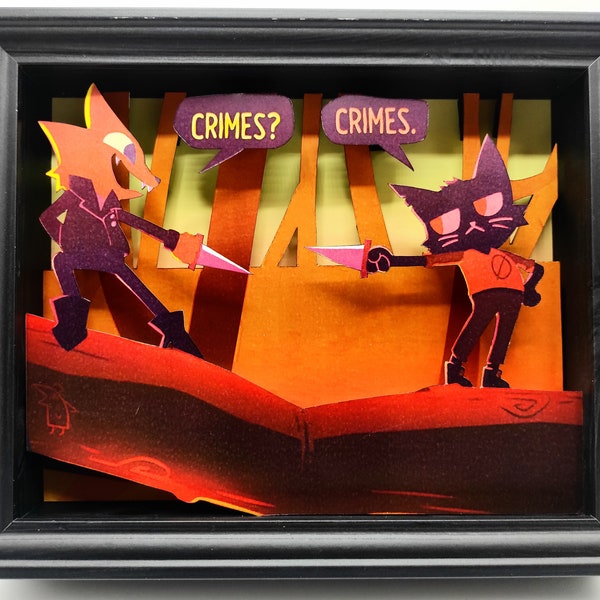 night in the woods shadowbox