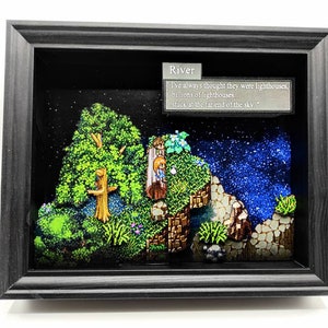 To the moon shadowbox