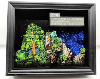 To the moon shadowbox