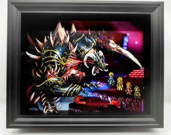Octopath Traveler Shadow Box
