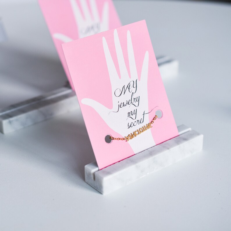 Bracelet Stand Bracelet Card Holder Bracelet Organizer Etsy