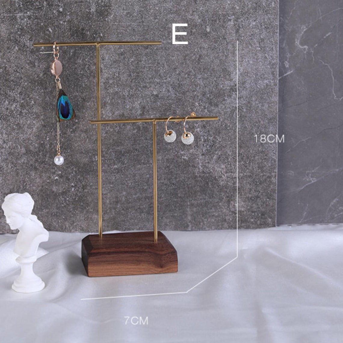 Wood Necklace Display Stand Necklace display bust Wooden  Etsy