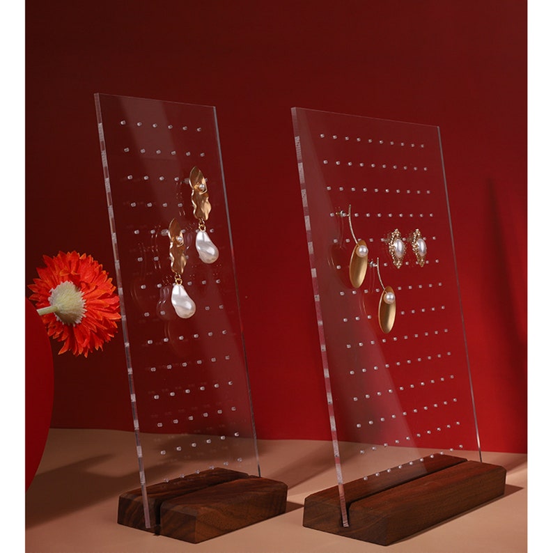 Earring Holder Stand 42/70 Pairs Earrings Display Rack Stud Etsy