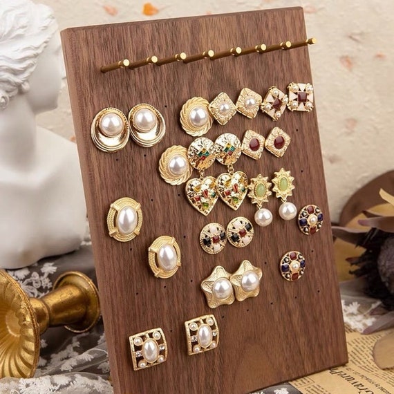 Marble Earring & Jewellery Stand