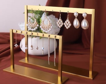 Metal Earrings Display, Earrings Organizer, Earrings Rack, Stud Holder, Earring Holder Stand, Earring Holder Frame, Earring Display Stand