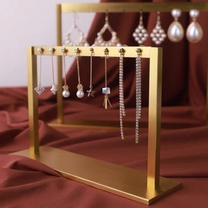 Metal Earrings Display, Earrings Organizer, Earrings Rack, Stud Holder ...