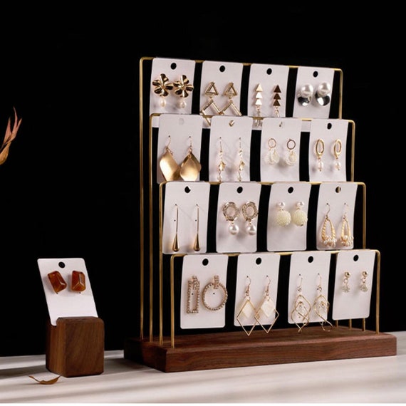 Earring hot sale card stand