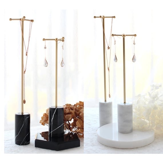 MARBLE EARRING DISPLAY S BLACK MARBLE EARRING DISPLAY S BLACK